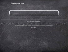 Tablet Screenshot of hentaidose.com